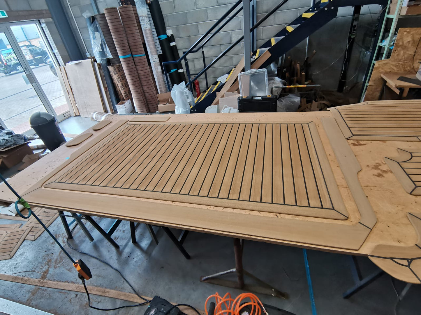 Bayliner 265. pvc synthetic teak deck- Free sample and quote request