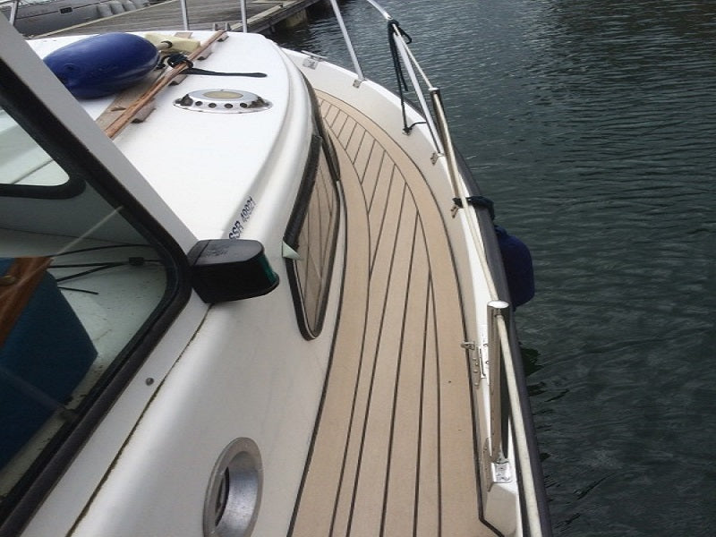 Hardy 36 pvc synthetic teak deck- Free sample and quote request
