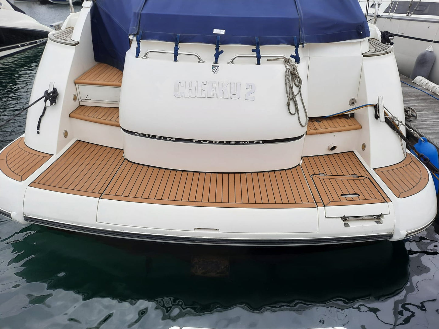 Fairline Targa 48. Fairline Powerboat Synthetic Teak Deck- Free sample and quote request