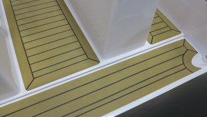 6.3 Selva Pro Rib. Selva Rib pvc synthetic teak deck - Free sample and quote request