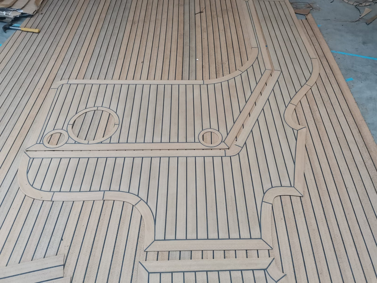 Teektrue approved decking for Crownline Boats