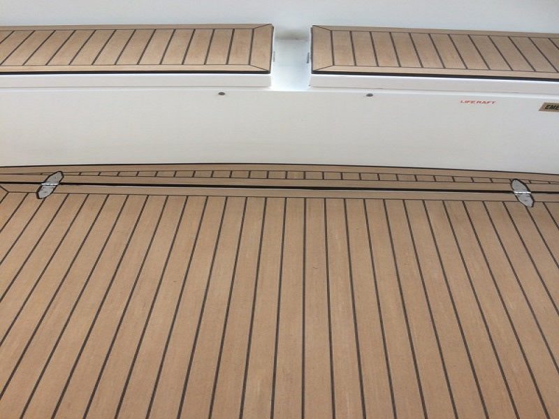 Teektrue approved decking for Aquastar boats