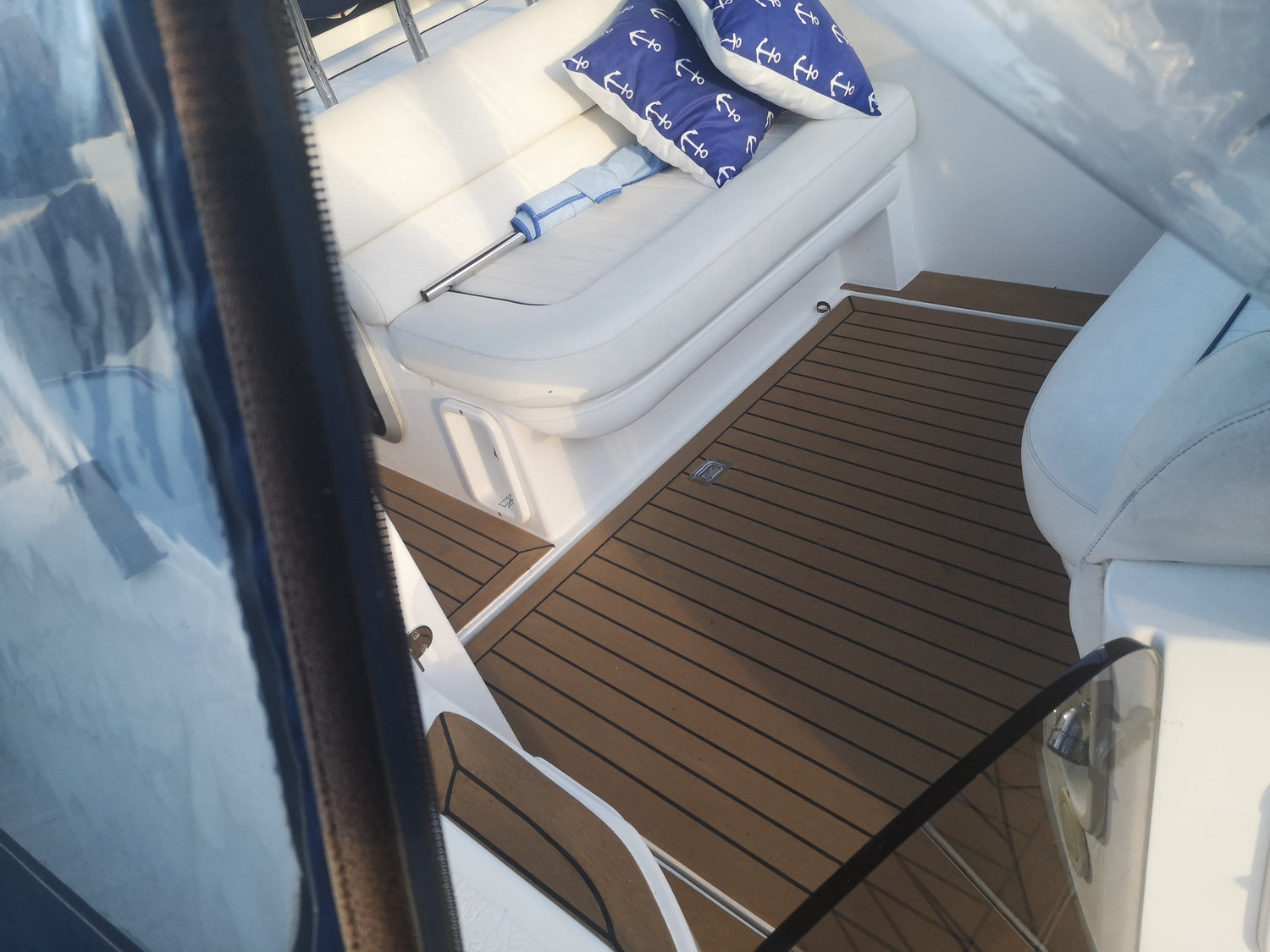 Decfab synthetic teak for Sealine