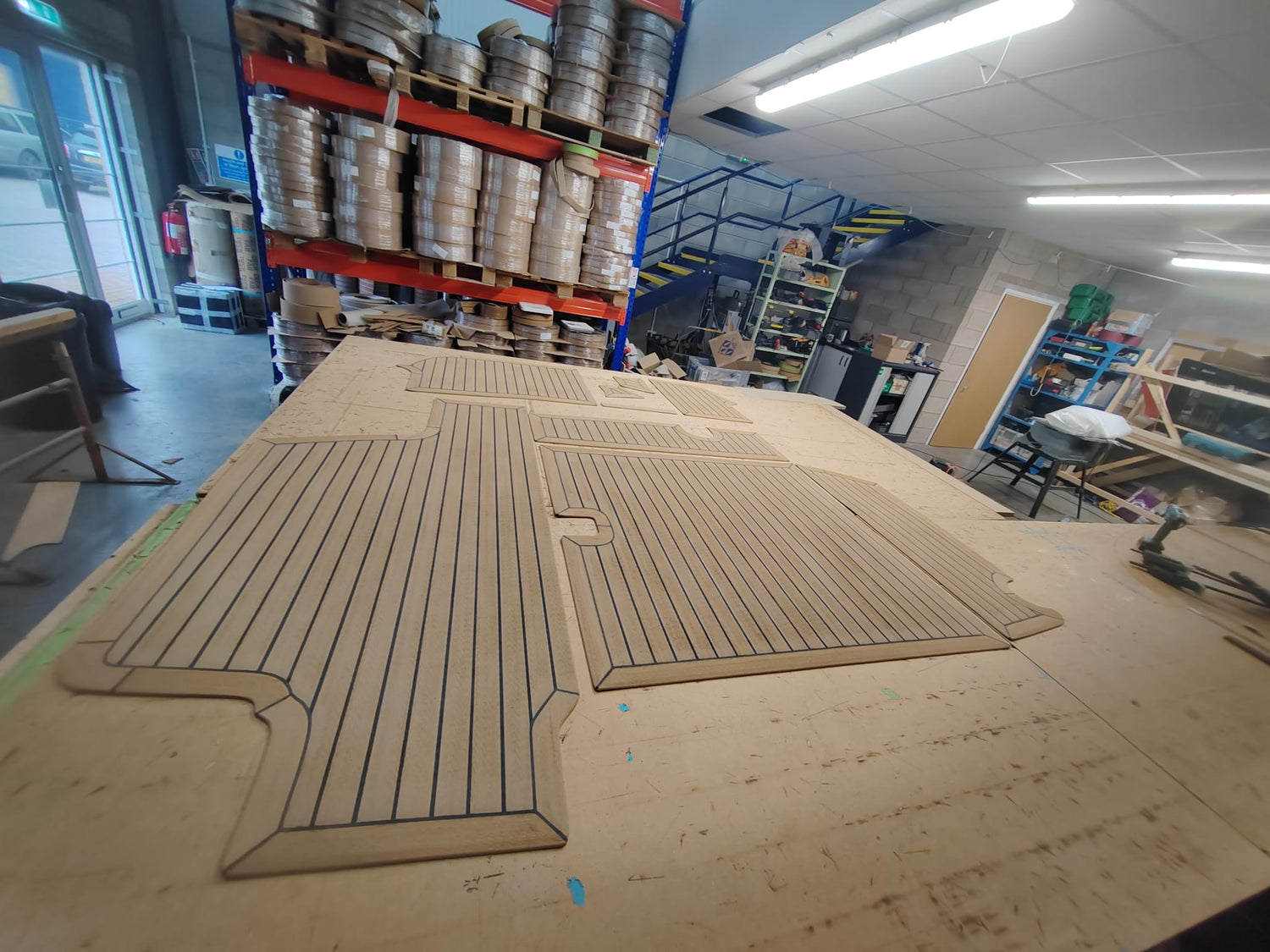 Fairline synthetic teak decks