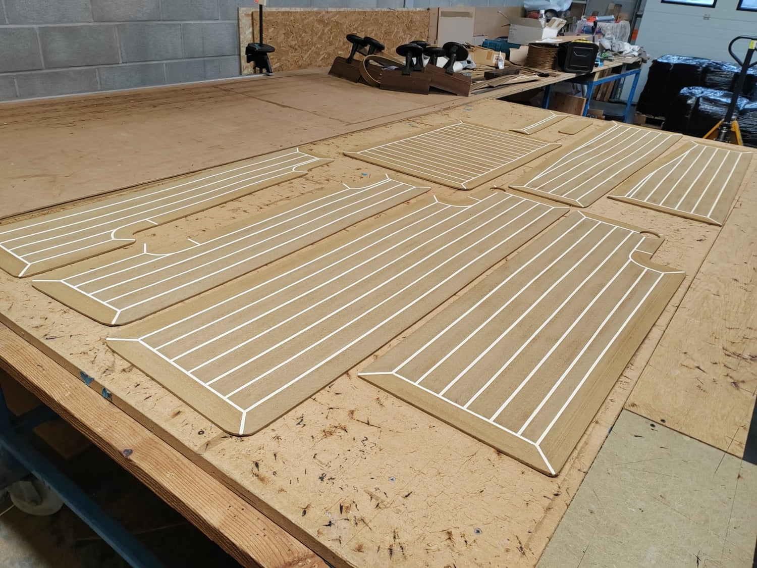 Prout synthetic teak deck