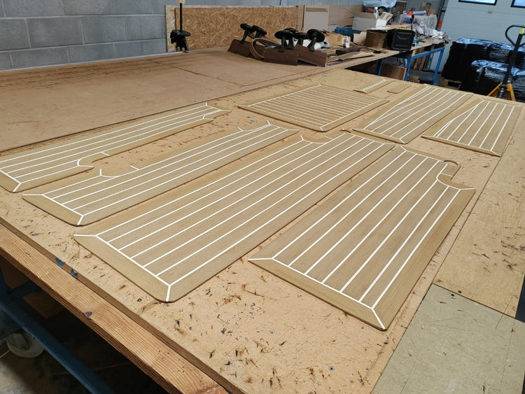 Prout synthetic teak deck