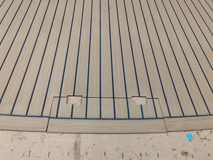 Sunseeker Seahawk 34 pvc synthetic teak deck- Free sample and quote request