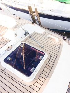 Westerly Corsair pvc synthetic teak deck- Free sample and quote request