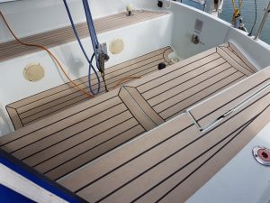 Hunter Pilot 27 pvc synthetic teak deck- Free sample and quote request