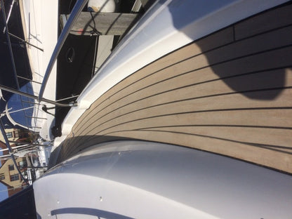 Jeanneau 500  Sailboat pvc synthetic teak deck- Free sample and quote request