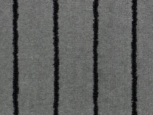 Platinum and Black tuft teak carpet. 1.95m width. Priced per linear metre off a 30m roll.