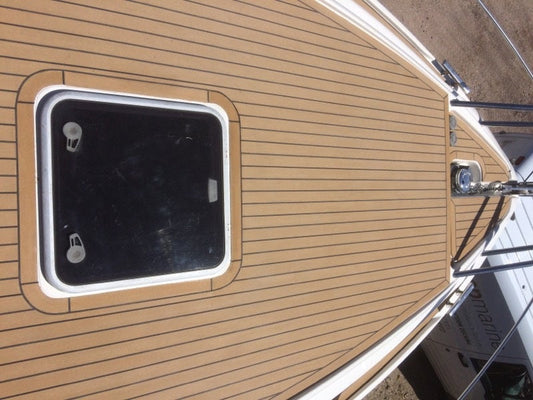 Windy 37 pvc synthetic teak deck- Free sample and quote request