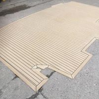 Corvette boats pvc synthetic teak deck- fitted by certified installers - Free sample and quote request