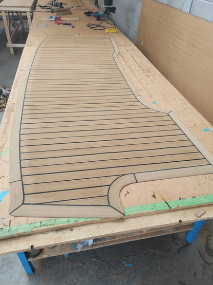 Crianchi 25 pvc synthetic teak deck- Free sample and quote request