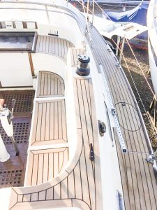 Westerly Corsair pvc synthetic teak deck- Free sample and quote request