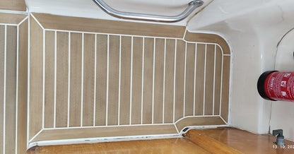 Adria 1100 pvc synthetic teak deck- Free sample and quote request