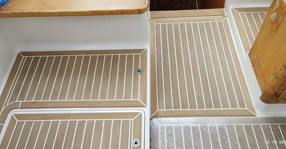 Adria 1100 pvc synthetic teak deck- Free sample and quote request