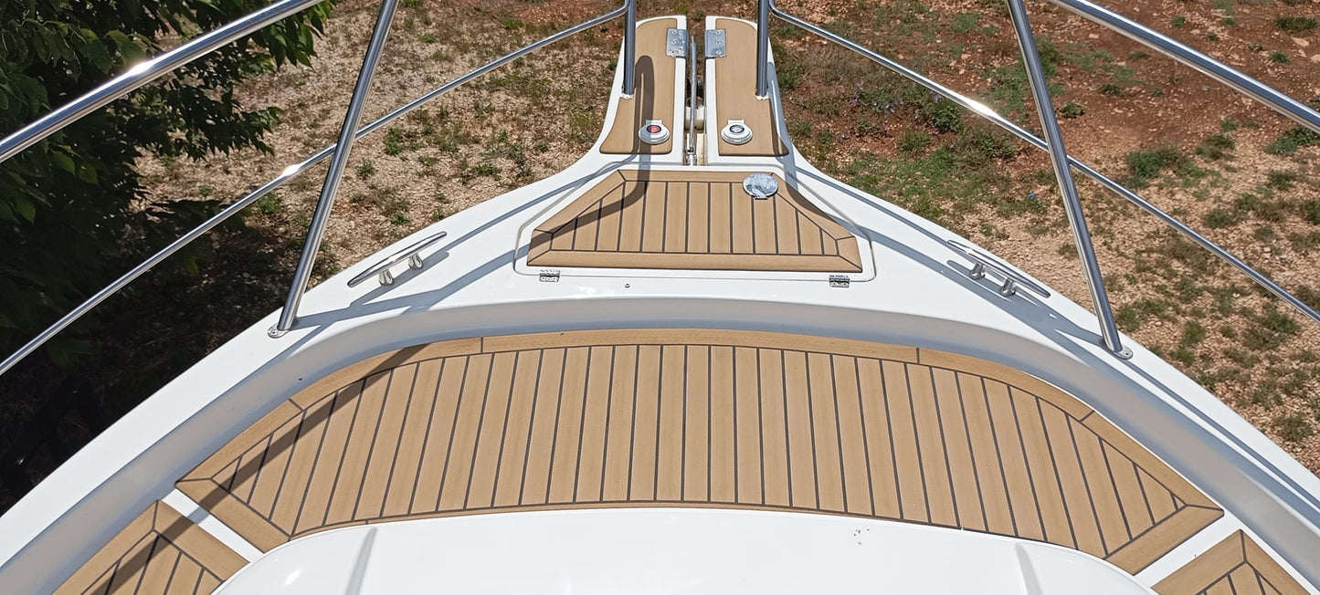 Faeton moraga 10.40 pvc synthetic teak deck- Free sample and quote request