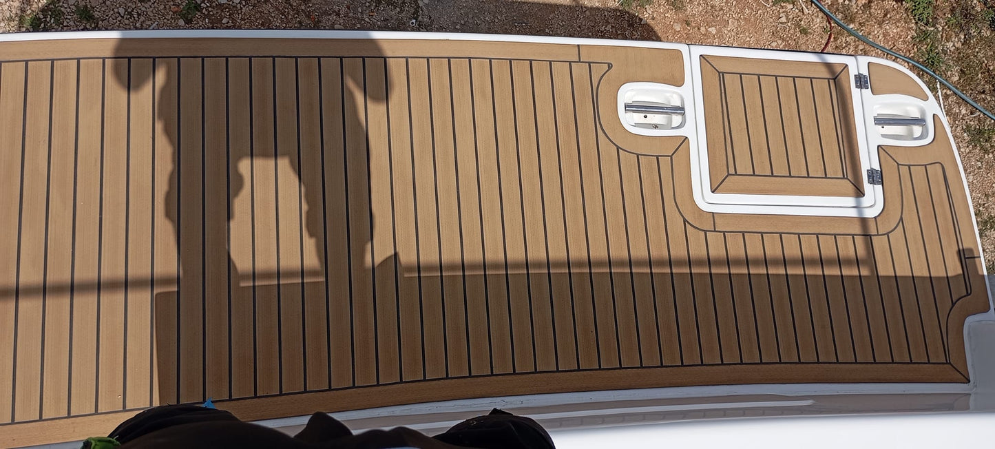 Faeton moraga 10.40 pvc synthetic teak deck- Free sample and quote request