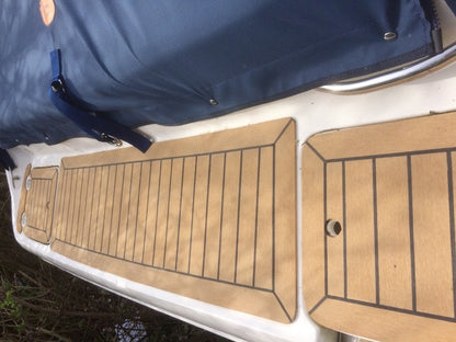 Monterrey 218LS pvc synthetic teak deck- Free sample and quote request