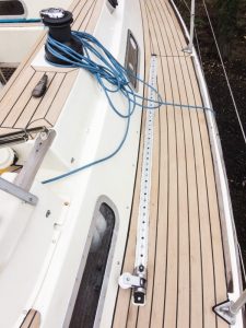 Westerly Corsair pvc synthetic teak deck- Free sample and quote request