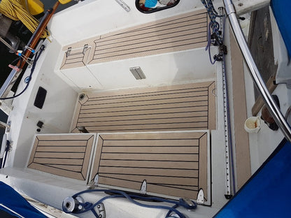 Hunter Pilot 27 pvc synthetic teak deck- Free sample and quote request