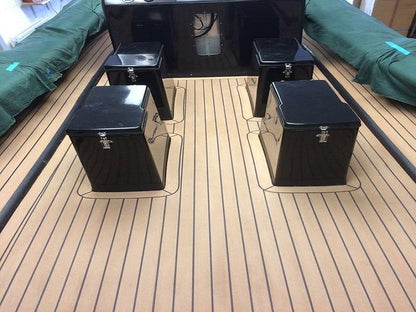 Ribtec Rib  pvc synthetic teak deck- Free sample and quote request