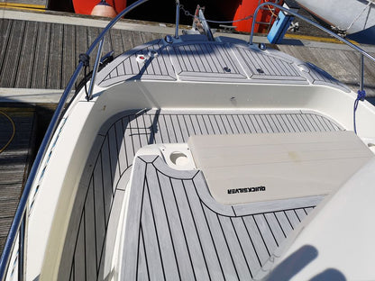 Quicksilver 905 Pilot house pvc synthetic teak deck- Free sample and quote request