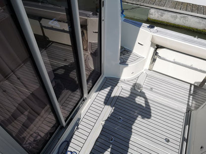 Quicksilver 905 Pilot house pvc synthetic teak deck- Free sample and quote request