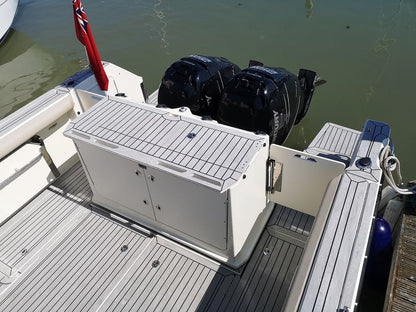 Quicksilver 905 Pilot house pvc synthetic teak deck- Free sample and quote request