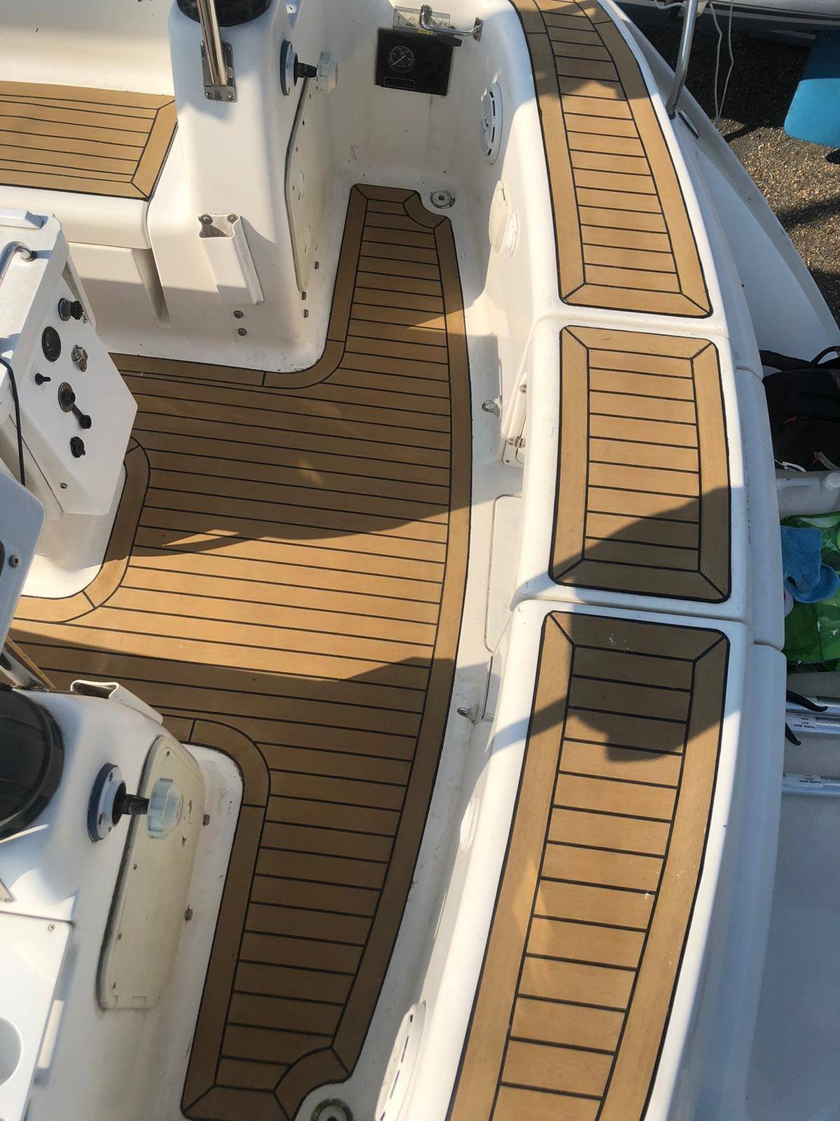 Bavaria 42 Sailboat pvc synthetic teak deck- Free sample and quote request