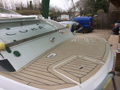 Four Winns 255 pvc synthetic teak deck- Free sample and quote request