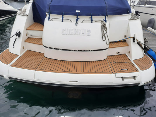Fairline Targa 48. Fairline Powerboat Synthetic Teak Deck- Free sample and quote request