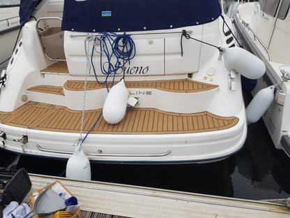 Sealine S34 pvc synthetic teak deck- Free sample and quote request