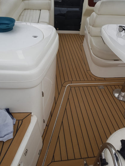 Sealine S34 pvc synthetic teak deck- Free sample and quote request