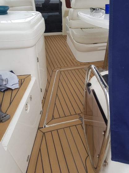 Sealine S34 pvc synthetic teak deck- Free sample and quote request