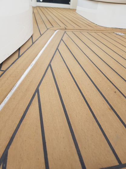 Sealine S34 pvc synthetic teak deck- Free sample and quote request