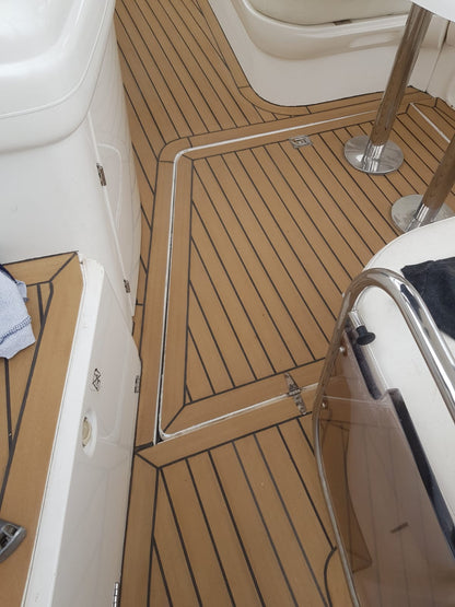 Sealine S34 pvc synthetic teak deck- Free sample and quote request