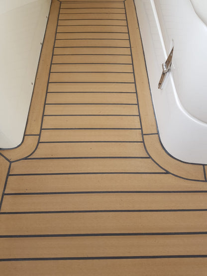 Sealine S34 pvc synthetic teak deck- Free sample and quote request