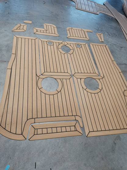Quicksilver wa 555 Commander pvc synthetic teak deck- Free sample and quote request