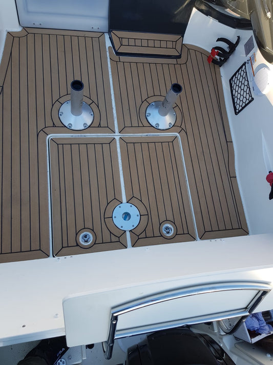 Quicksilver wa 555 Commander pvc synthetic teak deck- Free sample and quote request