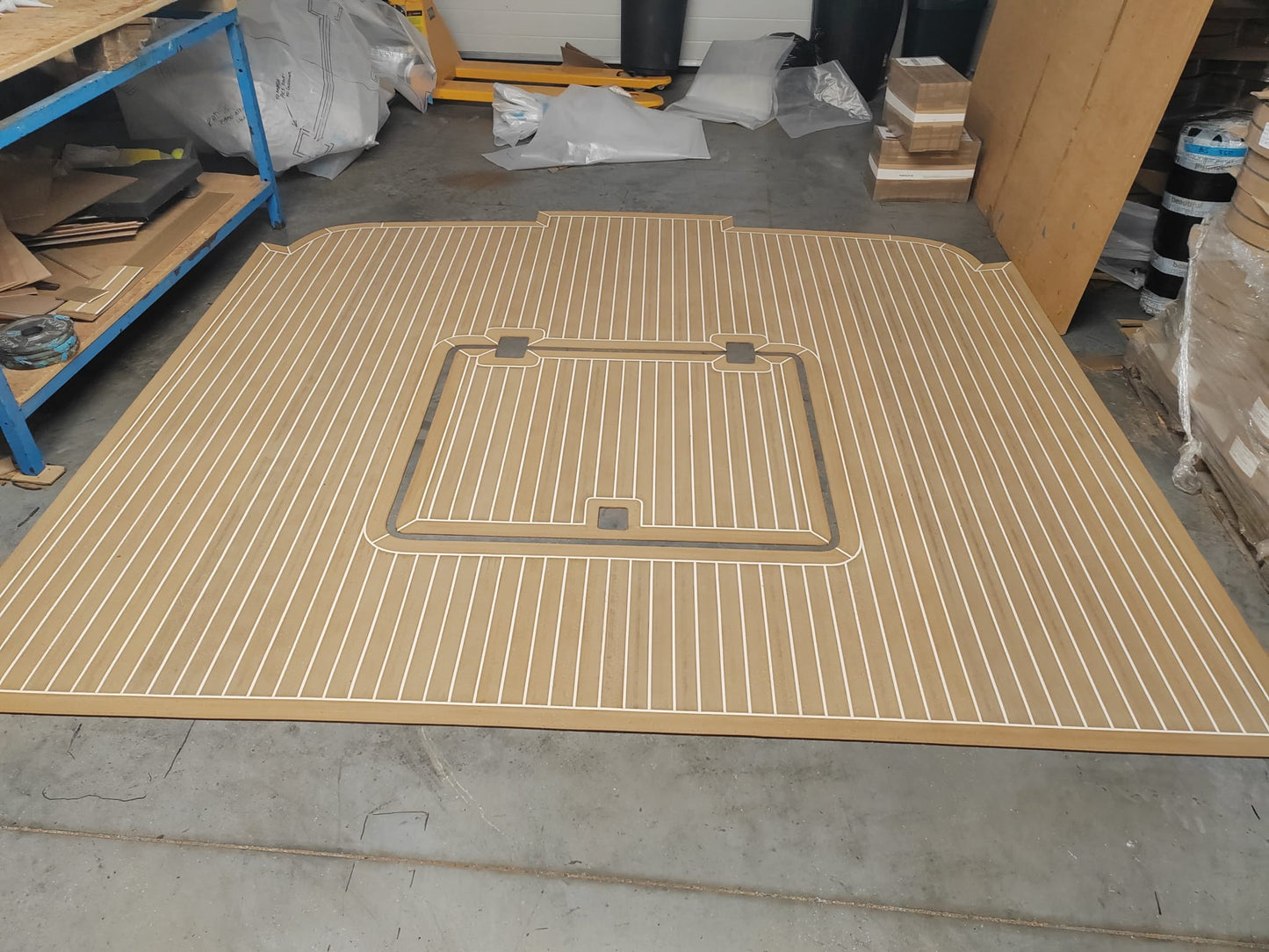 Hardy 20 Pilot pvc synthetic teak deck- Free sample and quote request