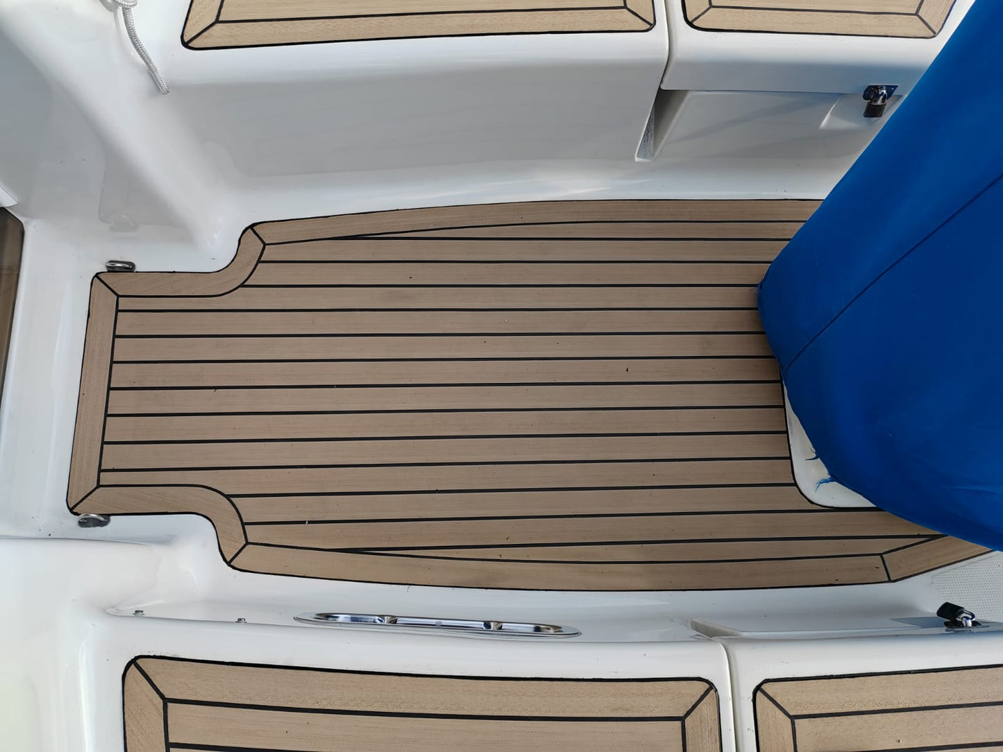 Bavaria 34.  Bavaria Sailboat pvc synthetic teak deck- Free sample and quote request