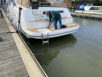 Sealine F43 pvc synthetic teak deck- Free sample and quote request