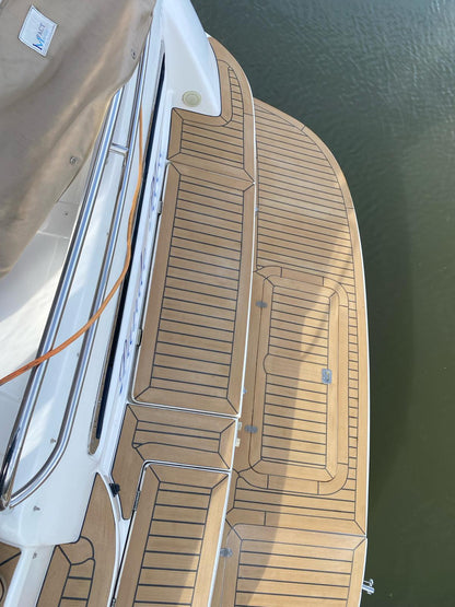 Sealine F43 pvc synthetic teak deck- Free sample and quote request