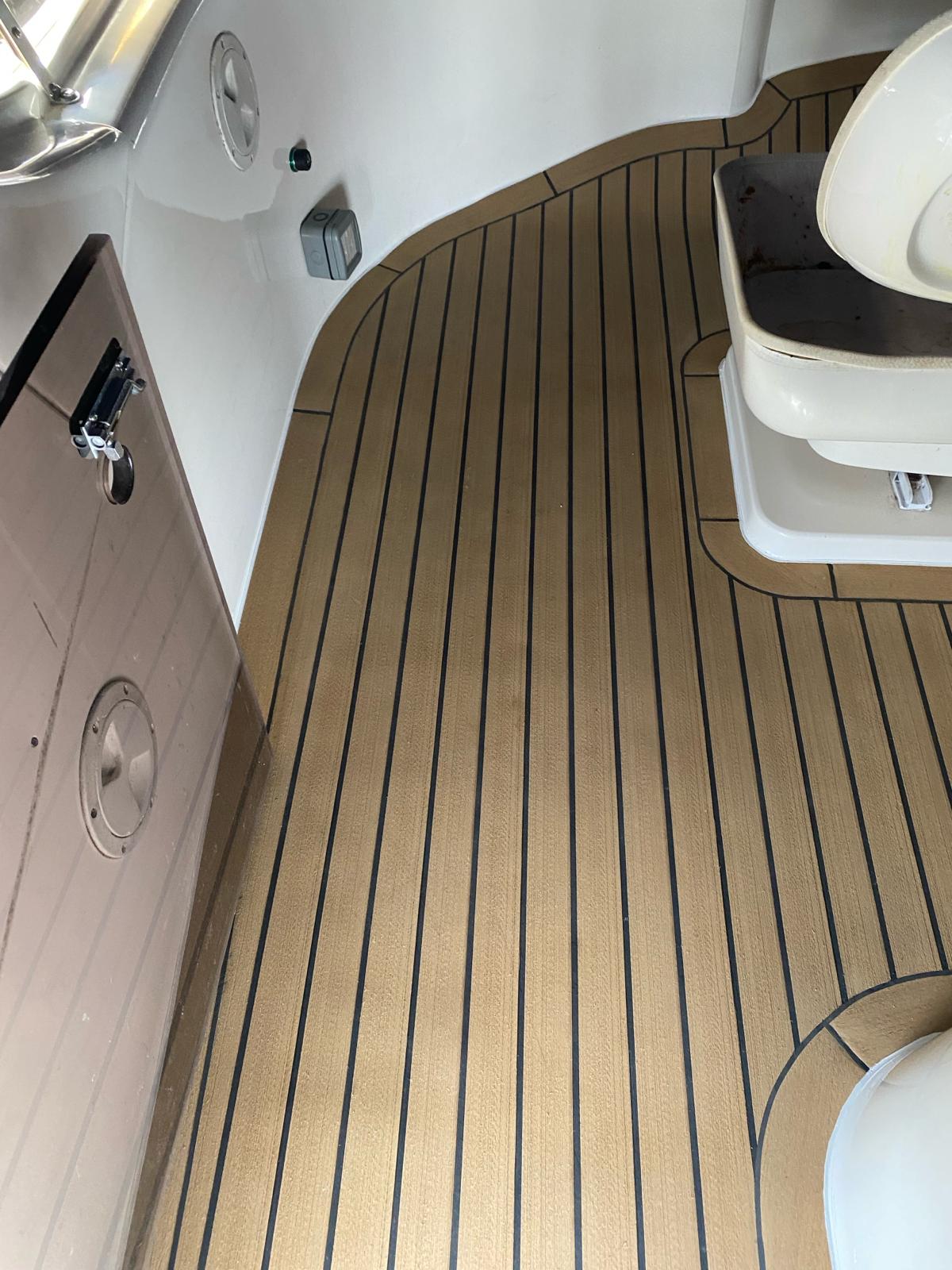 Sealine F43 pvc synthetic teak deck- Free sample and quote request