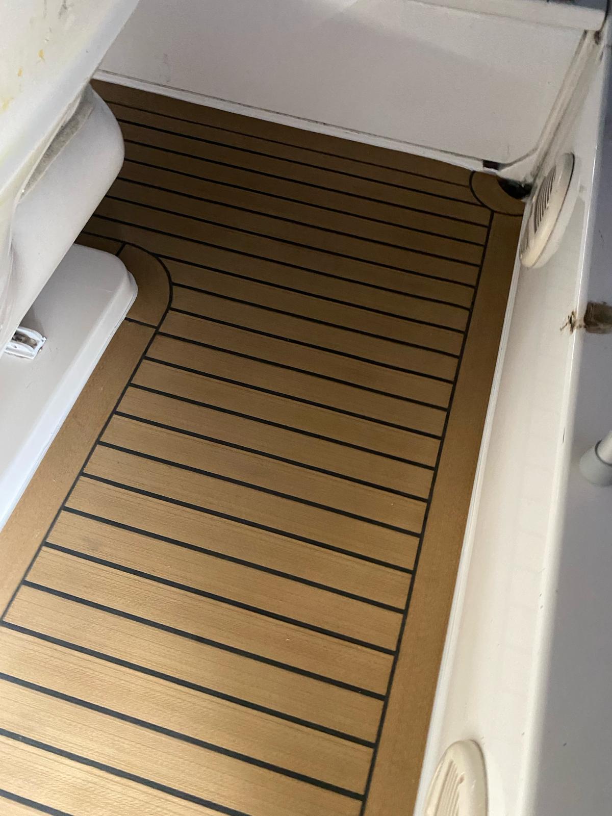 Sealine F43 pvc synthetic teak deck- Free sample and quote request