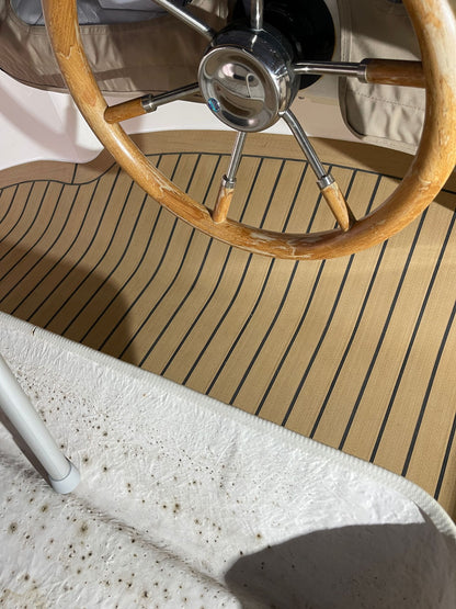Sealine F43 pvc synthetic teak deck- Free sample and quote request
