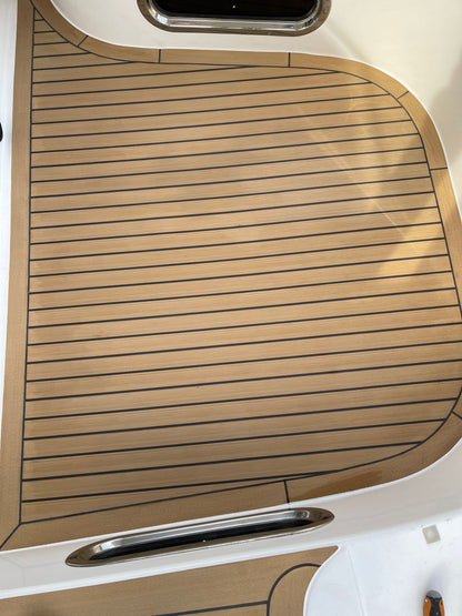 Sealine F43 pvc synthetic teak deck- Free sample and quote request