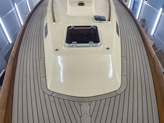 Nicholson 40 Yacht pvc synthetic teak deck- Free sample and quote request